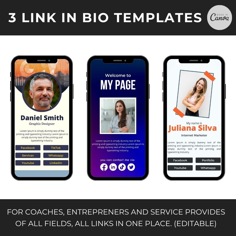 Link In Bio Canva Template – 2 - Deshpande Academy
